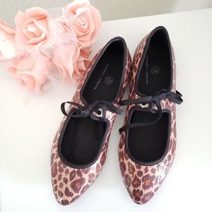 Sydney Jordyn Leopard Flats